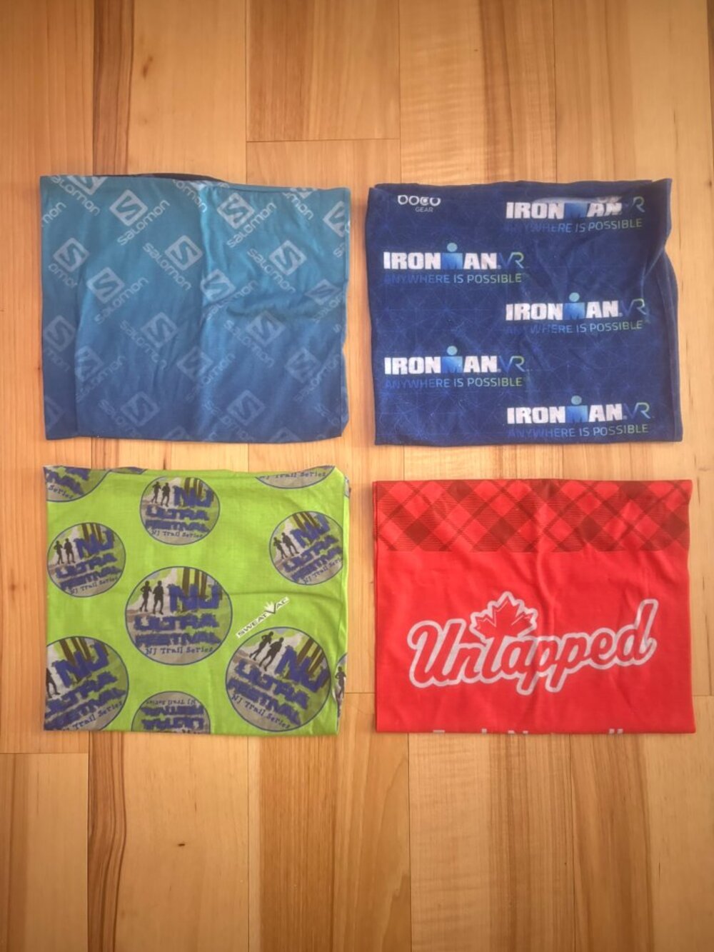 Four pack of Neck Gaiters/Buffs or Face Masks.